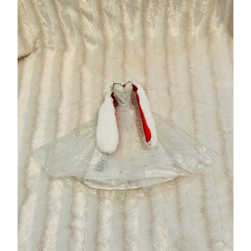 2001 Holiday Celebration Barbie Gown and Fur